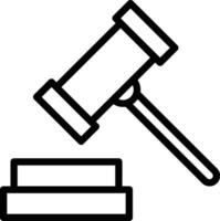 Judge Hammer Vector Icon