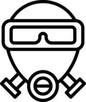 Gas Mask Vector Icon