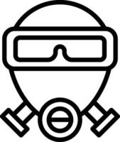 Gas Mask Vector Icon