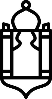 Arabian Lantern Vector Icon