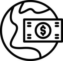 Global Currency Vector Icon