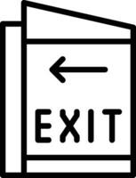 Exit Vector Icon