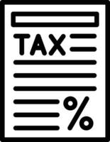 Tax Report Vector Icon