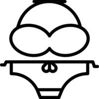 Women Swimsuit Vector Icon