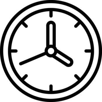 Clock Vector Icon