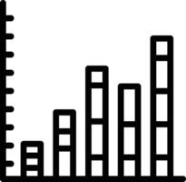 Stacked Bar Chart Vector Icon