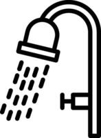 Shower Vector Icon