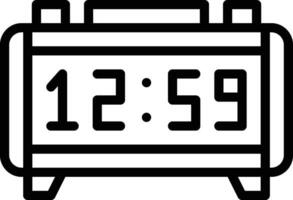 Digital Clock Vector Icon