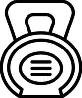 Kettlebell Vector Icon