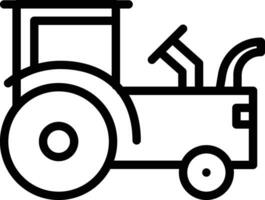 icono de vector de tractor