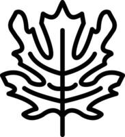 Oak Leaf Vector Icon