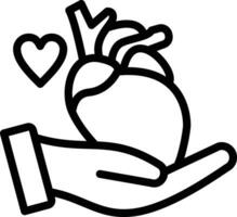 Organ Donation Vector Icon