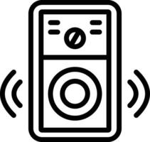 icono de vector de altavoz