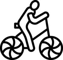 Cycling Person Vector Icon