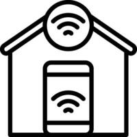 icono de vector de automatización del hogar