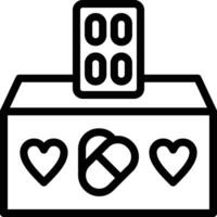 Drug Donation Vector Icon