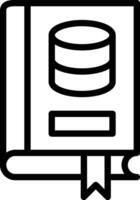 Library Database Vector Icon