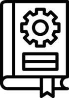 Book Settings Vector Icon