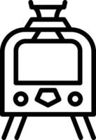 Tramcar Vector Icon