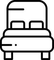 Double Bed Vector Icon