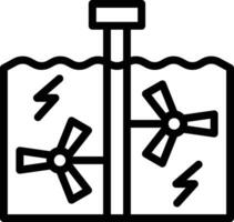 Tidal Power Vector Icon