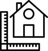 House Plan Vector Icon