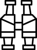 Army Bicoculars Vector Icon