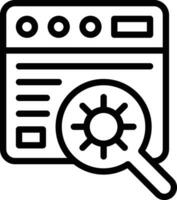 Website Bug Vector Icon