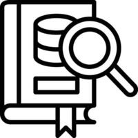 Find Book Vector Icon