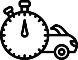 Race Stopwatch Vector Icon