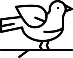 Spring Birds Vector Icon