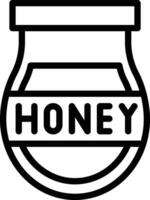 Honey Jar Vector Icon