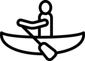 Rowing Vector Icon
