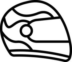 Racing Helmet Vector Icon