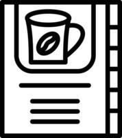 Coffee Card Vector Icon