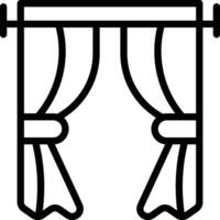 Curtains Vector Icon