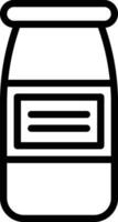 Milk Bottle Vector Icon