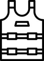 Bulletproof Vest Vector Icon