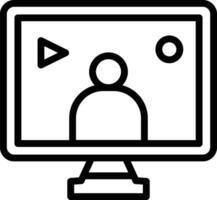 User Live Streaming Vector Icon