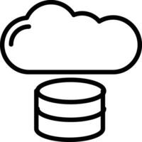 Cloud Storage Vector Icon