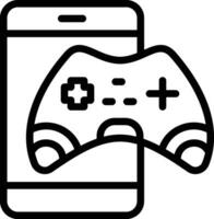 Mobile Gaming Vector Icon