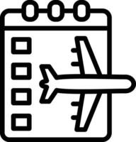 Travel Date Vector Icon