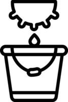 Milk Bucket Vector Icon