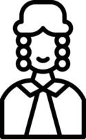 Judge Vector Icon