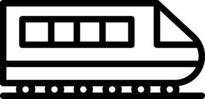 icono de vector de tren