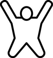 Extended Pose Vector Icon