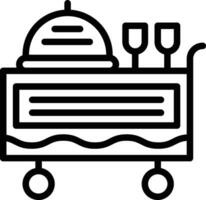 Room Service Vector Icon