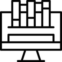 Online Library Vector Icon