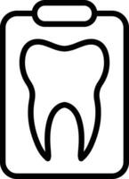 Tooth Analysis Vector Icon