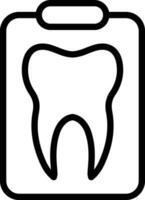 Tooth Analysis Vector Icon